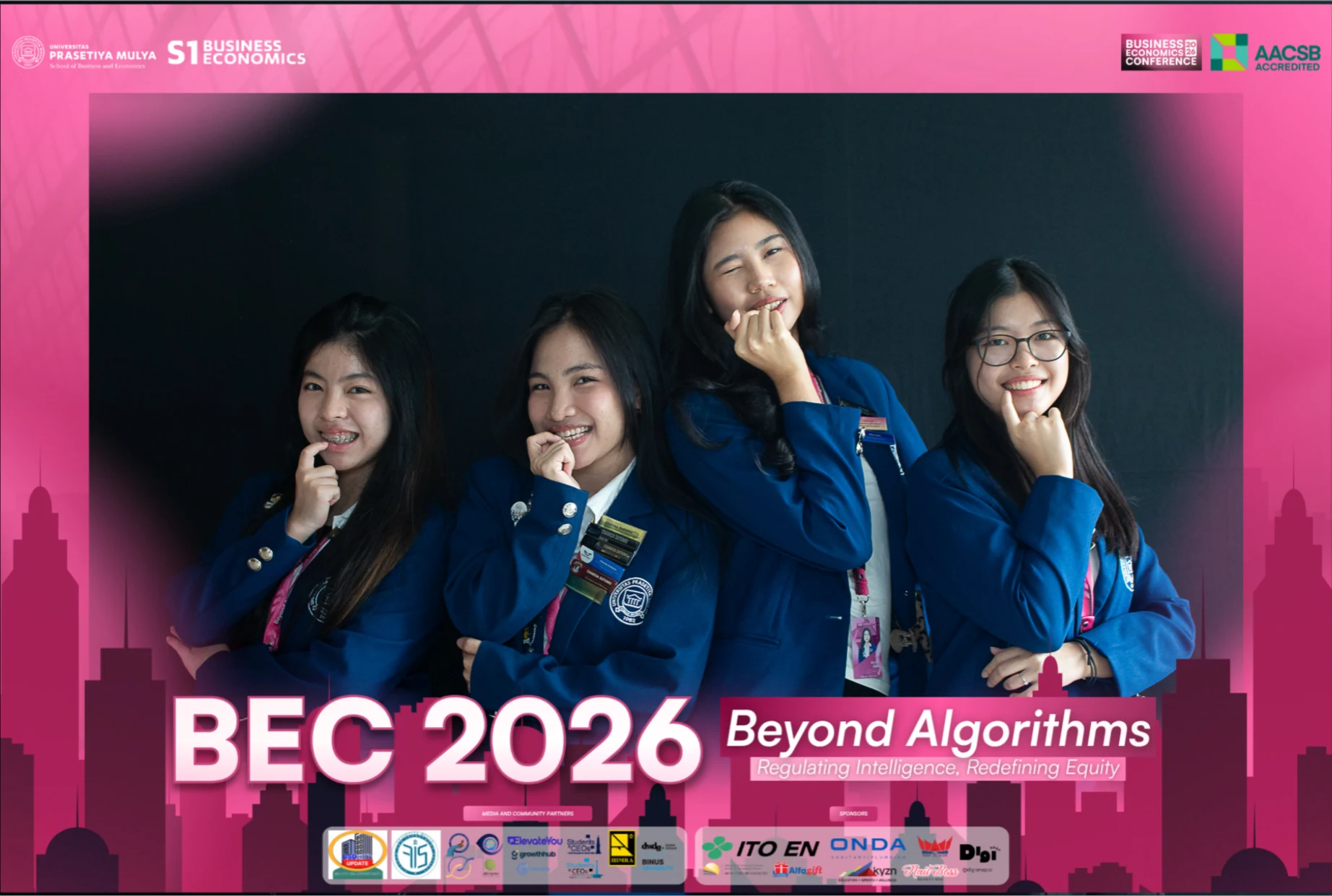 Guests at the DigiSnap photobooth — BEC 2026