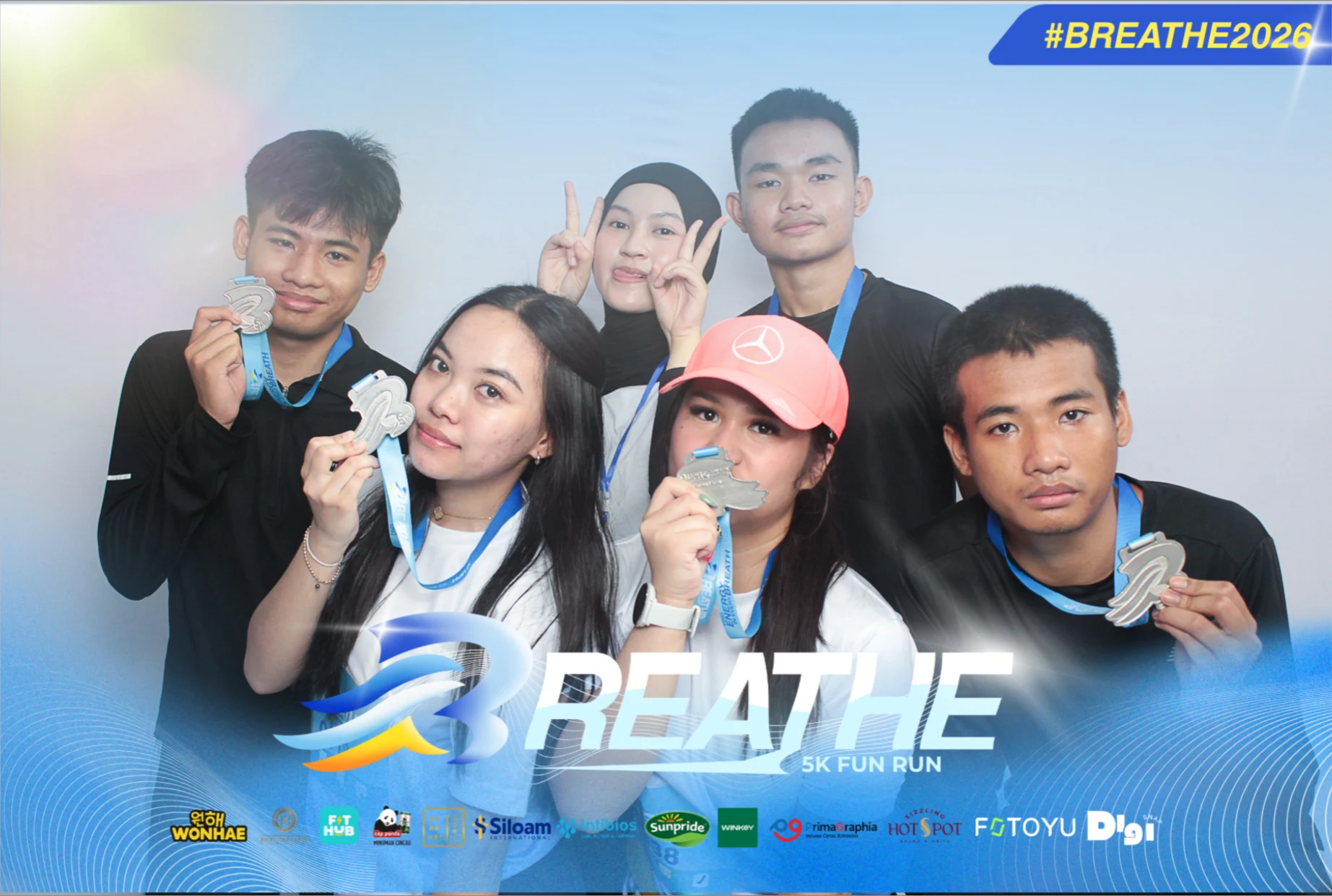 Guests at the DigiSnap photobooth — Breathe