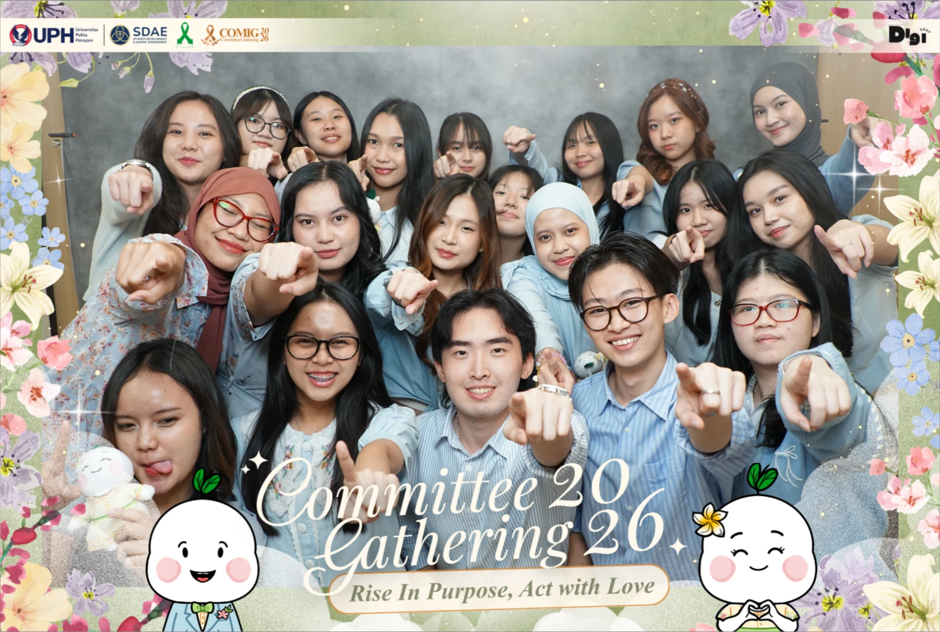 Guests at the DigiSnap photobooth — COMIG 2026