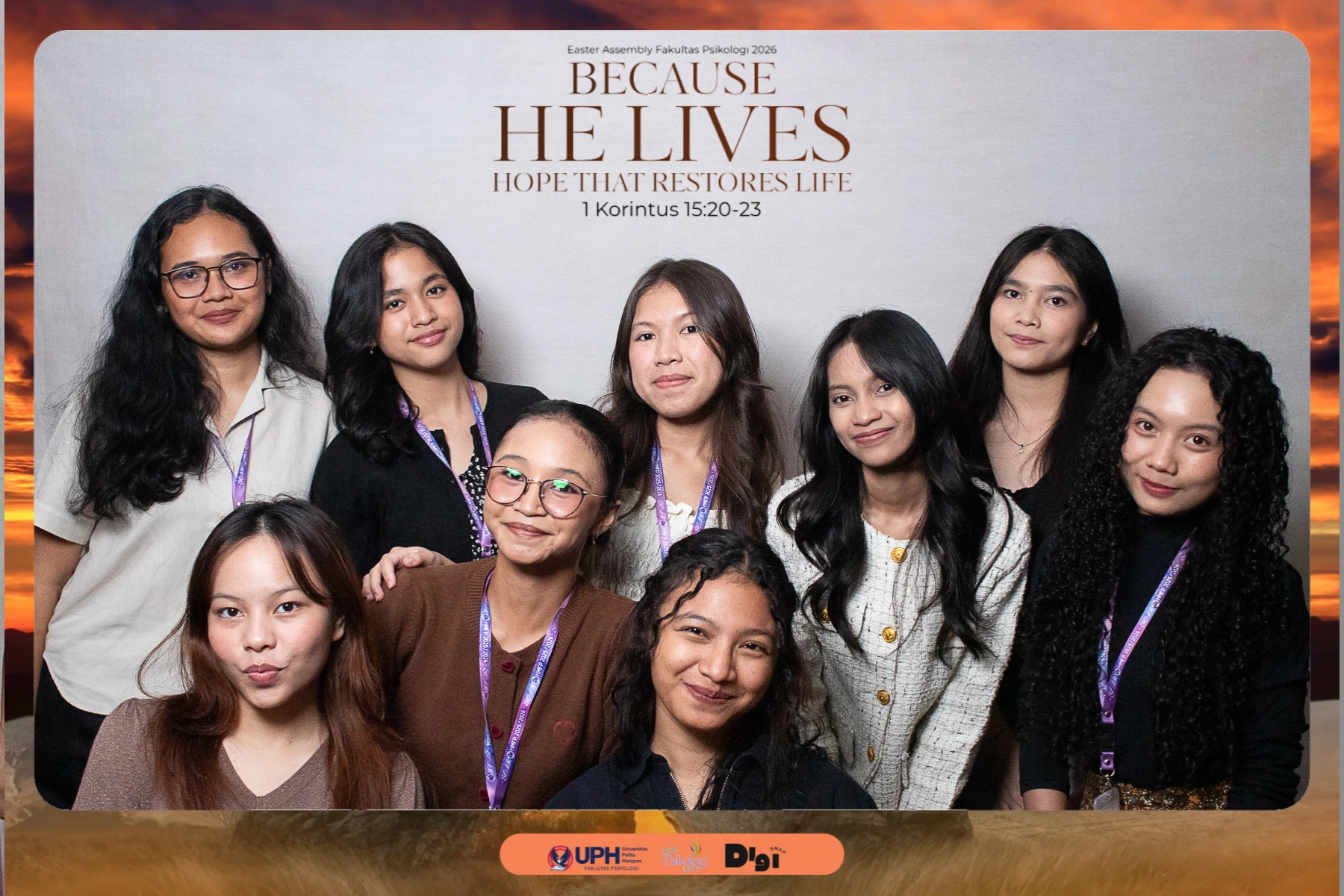 Guests at the DigiSnap photobooth — Easter Psychology