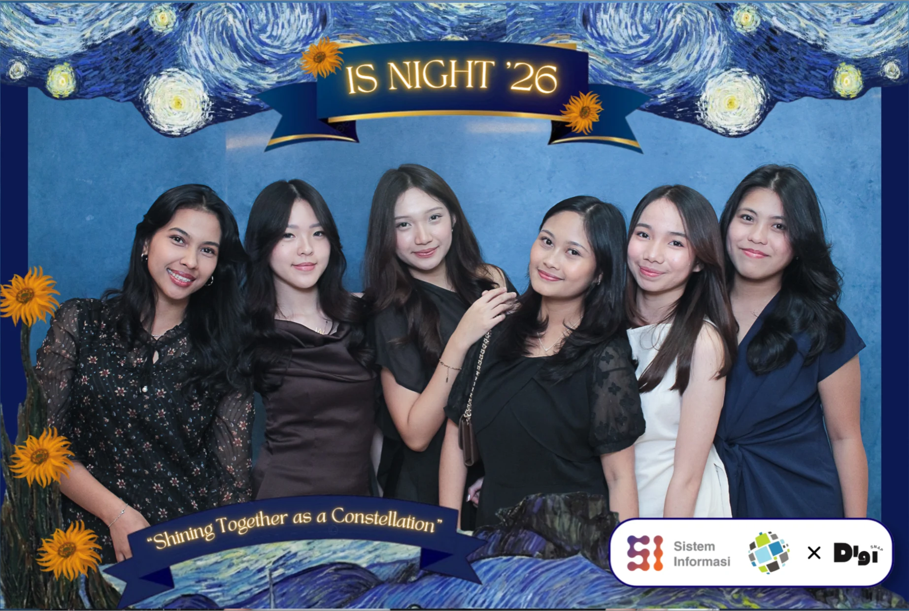 Guests at the DigiSnap photobooth — IS Night