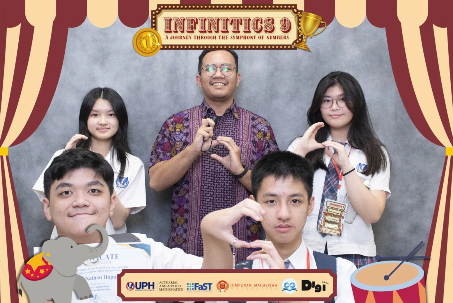 Guests at the DigiSnap photobooth — Infinitics · UPH