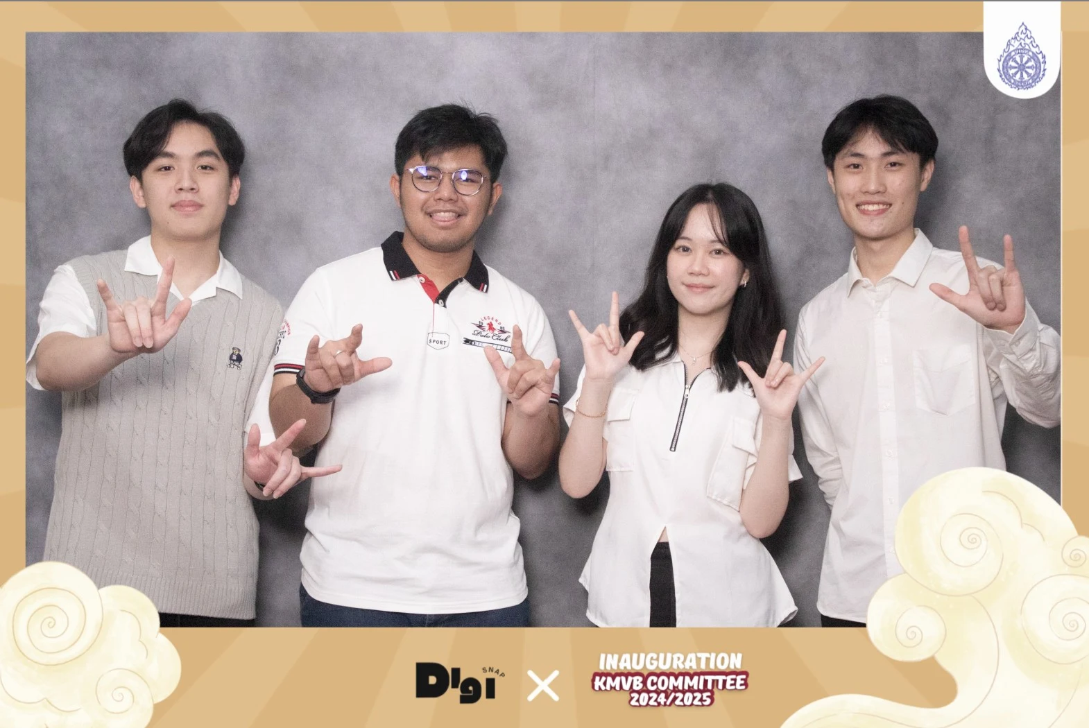 Guests at the DigiSnap photobooth — KMVB · UPH