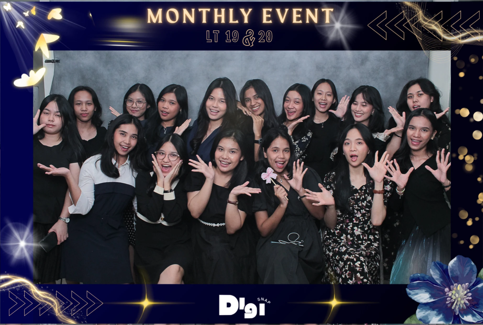 Guests at the DigiSnap photobooth — Monthly Event