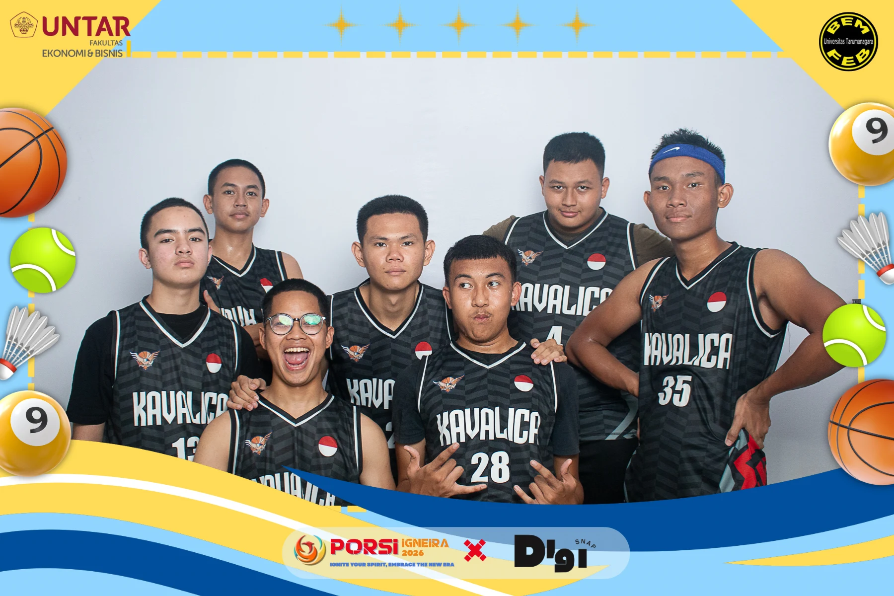 Guests at the DigiSnap photobooth — Porsi Igneira