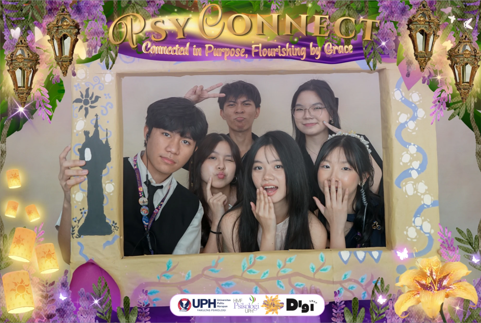 Guests at the DigiSnap photobooth — PsyConnect