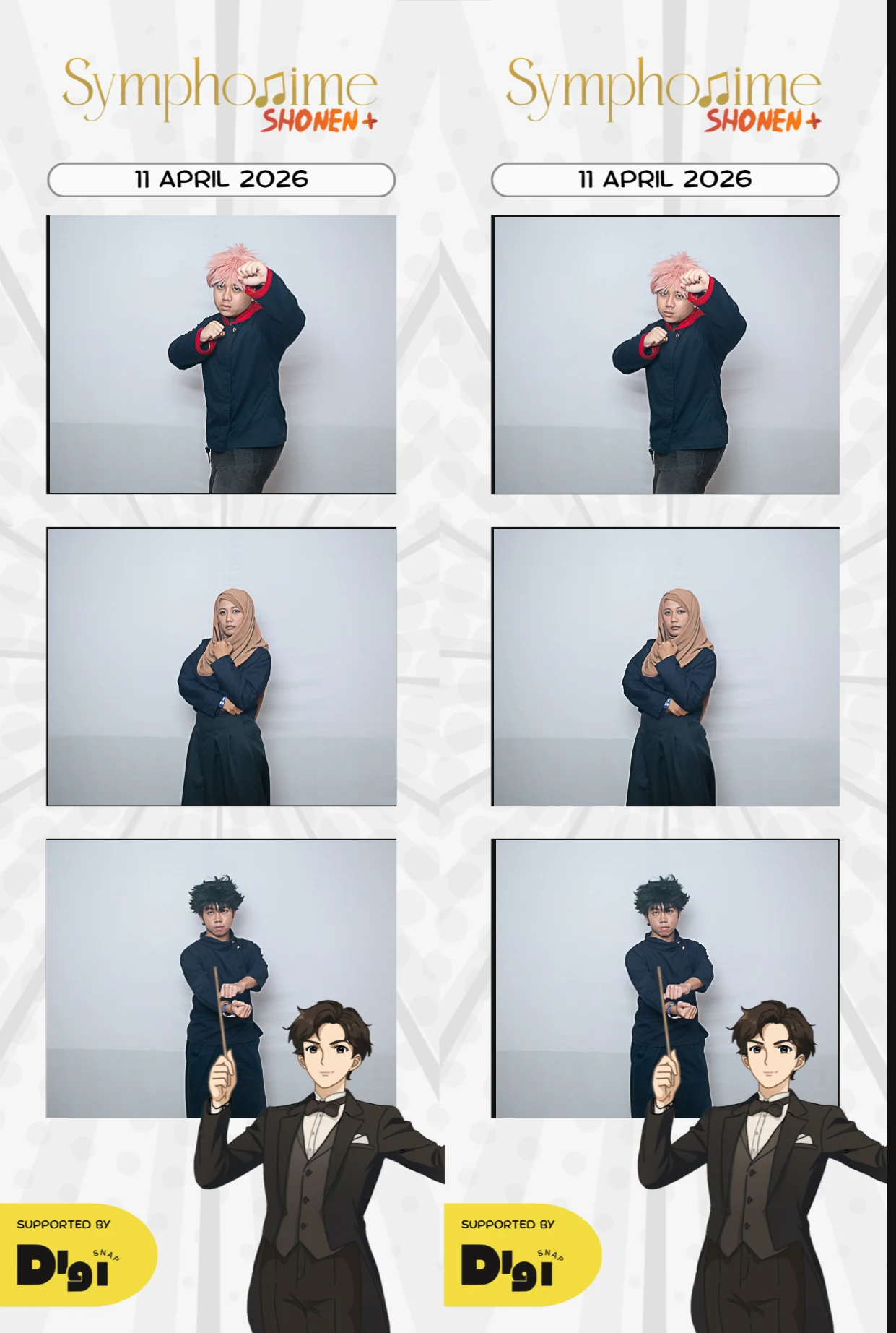 Guests at the DigiSnap photobooth — Symphonime