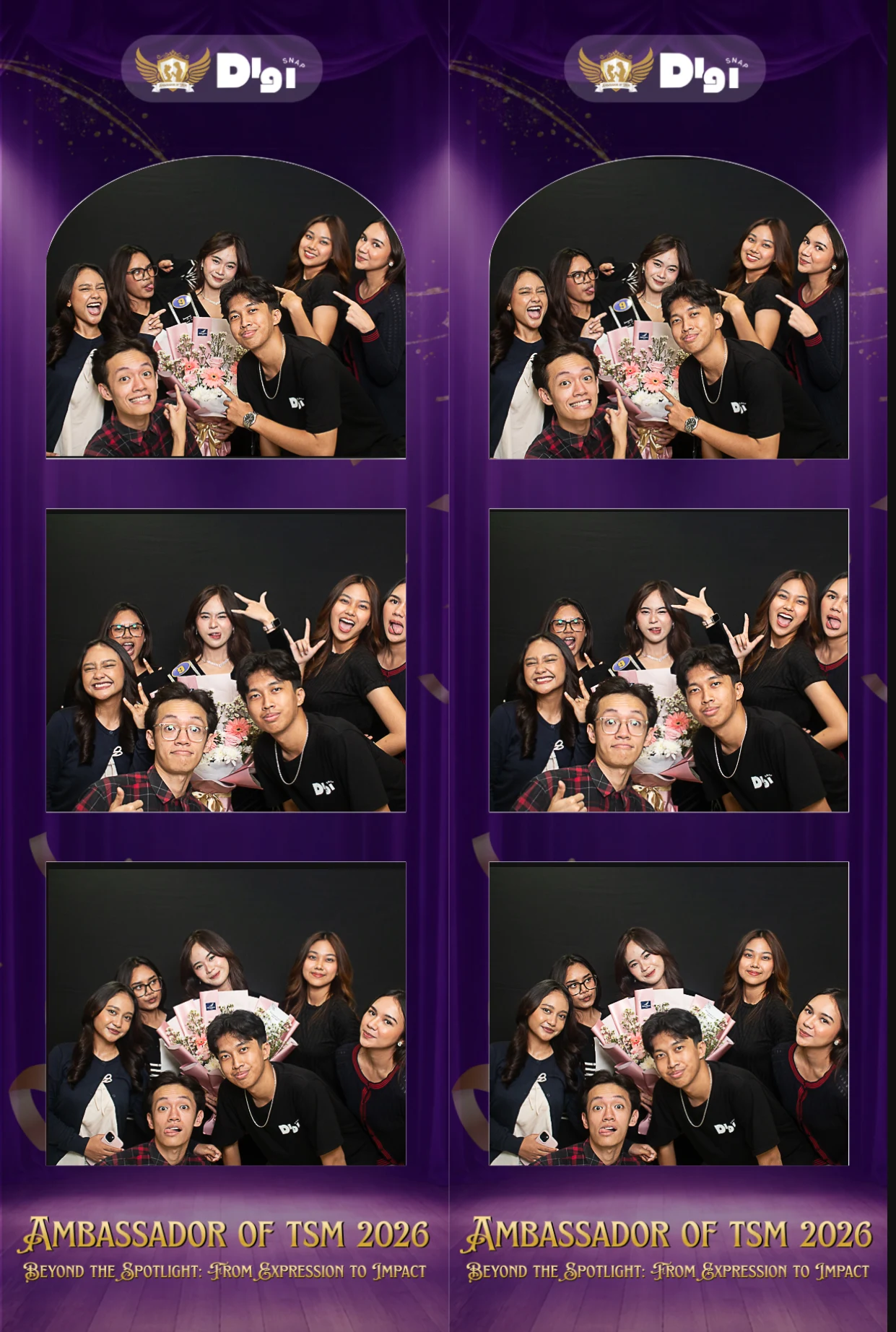 Guests at the DigiSnap photobooth — TSM Ambassador